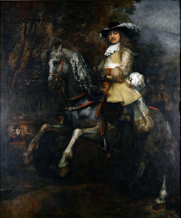 Конный портрет Фредерика Ригеля картина