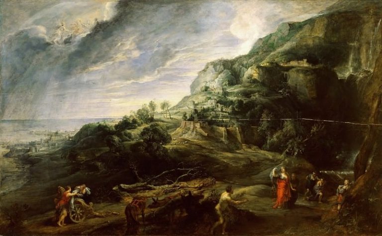 Одиссей и Навсикая картина