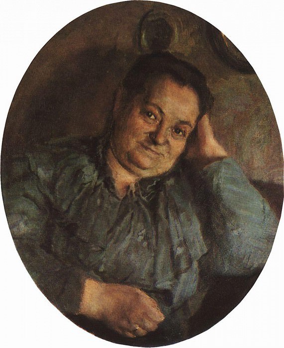 Портрет матери художника картина