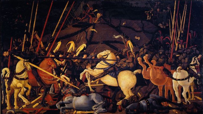 Паоло Учелло – Битва при Сан Романо картина