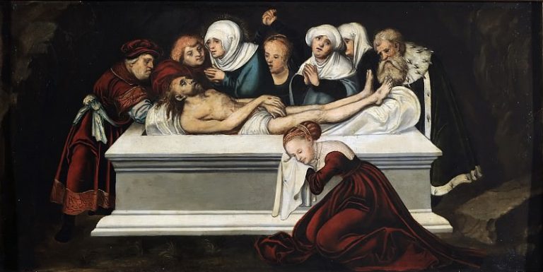 Лукас Кранах I – Погребение Христа картина