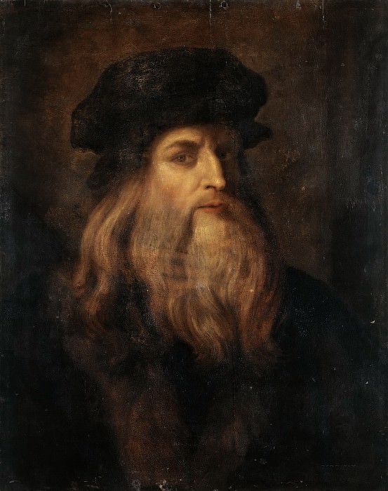Аноним 17 век (на базе утерянного оригинала) – Портрет Леонардо да Винчи картина