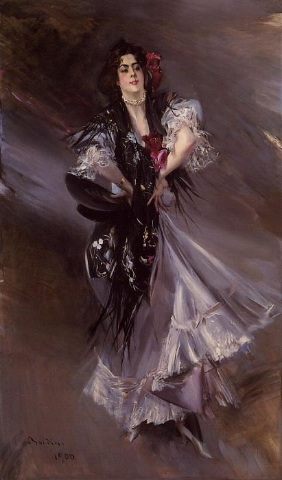 Портрет испанской танцовщицы Аниты де ла Ферье, 1900 картина