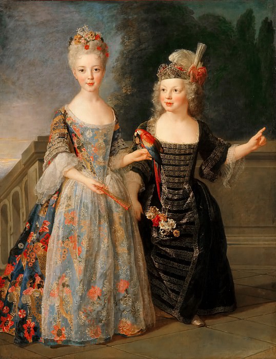 Алексис-Симон Белль – Катрин и Эжен де Бетизи, будущие принцесса Монтобан и маркиз Мезьер картина
