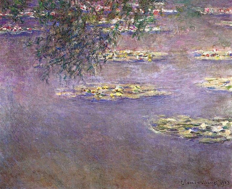 Водяные лилии, 1903 02 картина