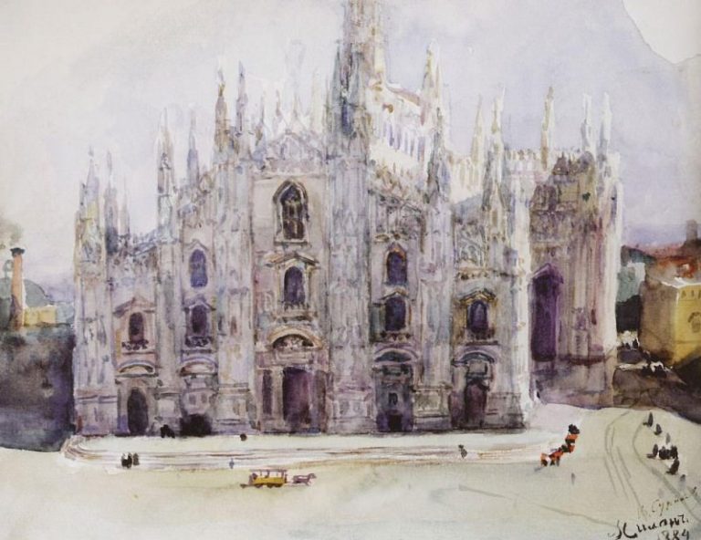 Миланский собор картина