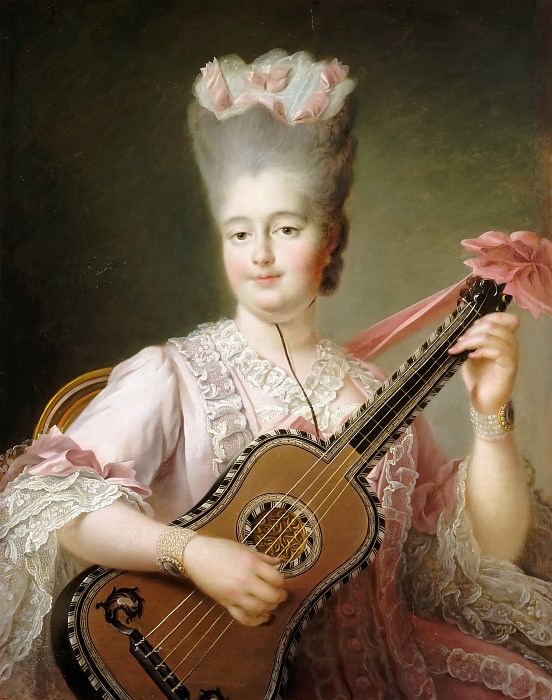 Франсуа-Юбер Друэ – Клотильда Французская (1759-1802), королева Сардинии картина