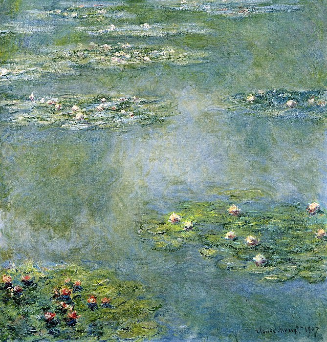 Кувшинки, 1907 07 картина