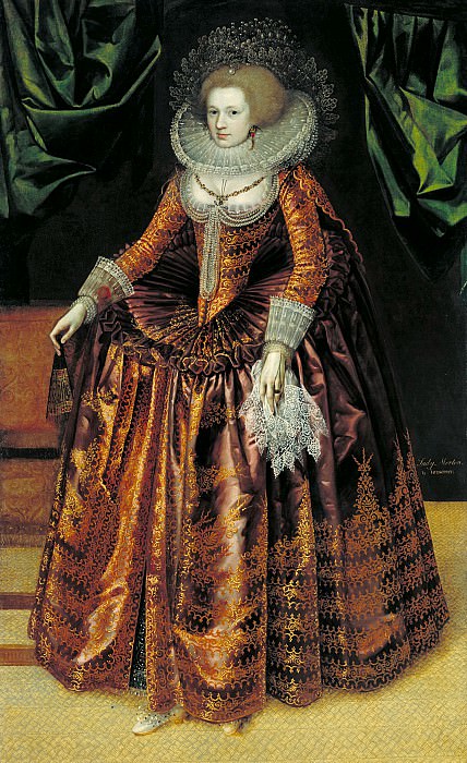 Английская школа, 17 век – Портрет Энн Уортли, позднее леди Мортон картина