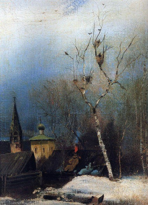 Ранняя весна. 1880-1890-е картина