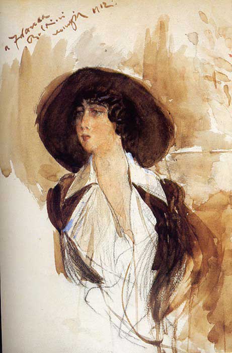 Портрет донны Франки Флорио, 1912 картина