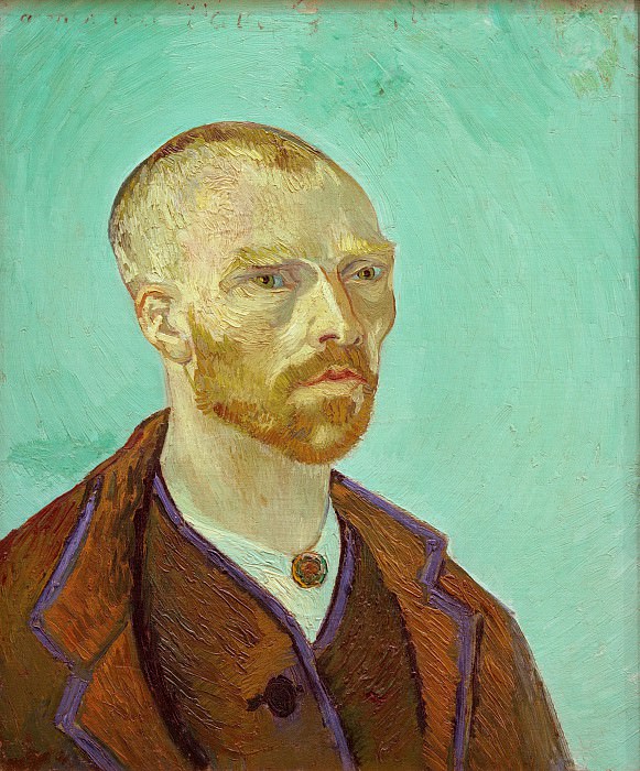 Автопортрет, посвященный Полю Гогену картина