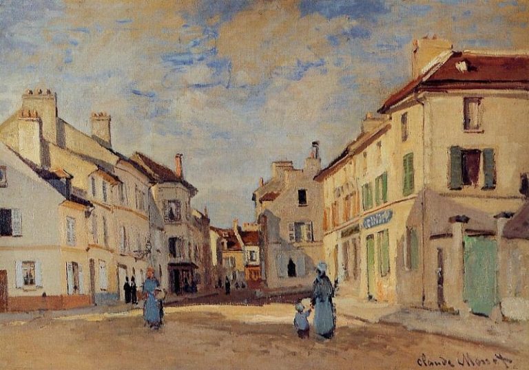 Старая улица Шоссе, Аржантёй картина