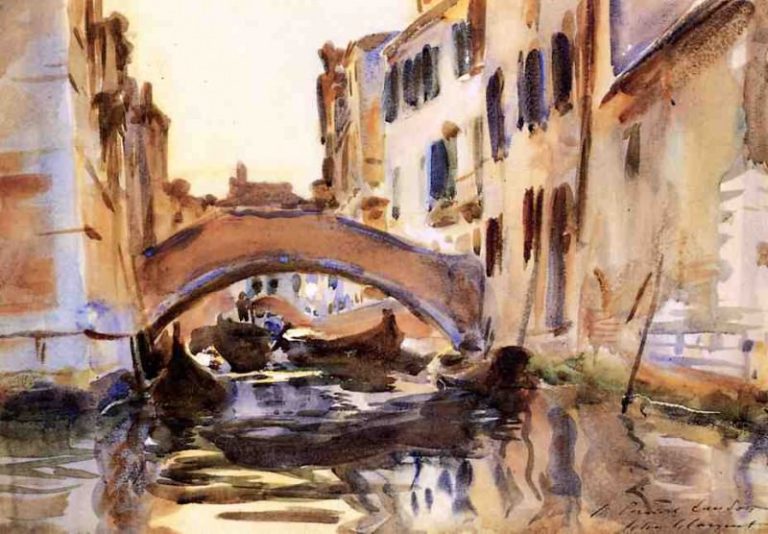 Венецианский канал картина