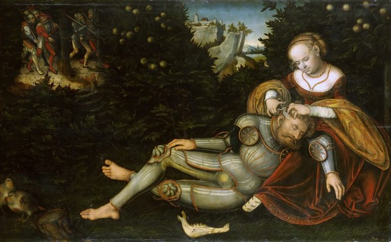 Лукас Кранах II – Самсон и Далила картина