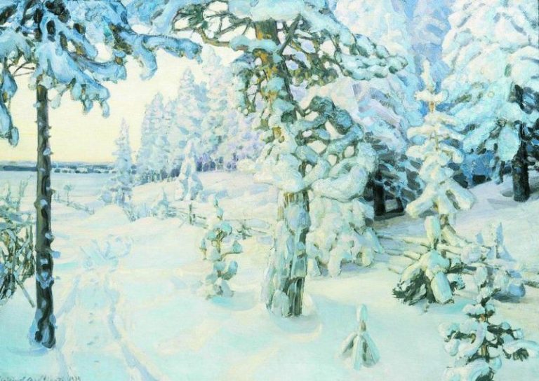 Зимний сон ( Зима ). 1908-1914 картина