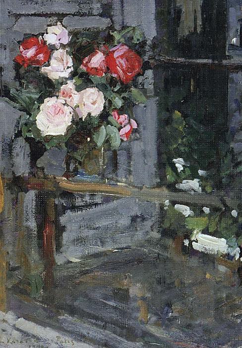 Розы. Вечер. 1908 картина