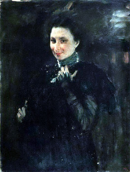 Портрет М. К. Олив. 1895 картина