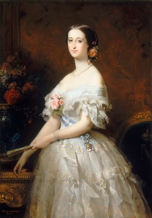 Эдуар Дюбюф – Эухения де Монтихо (1826-1920), императрица французская картина