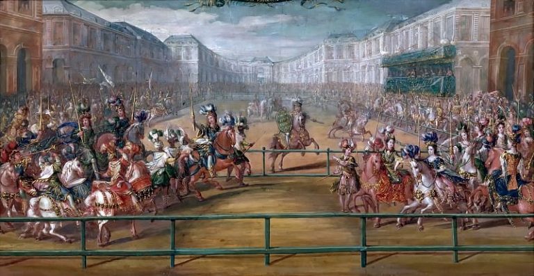Жан-Батист Мартен – Парад всадниц из четырех частей света картина