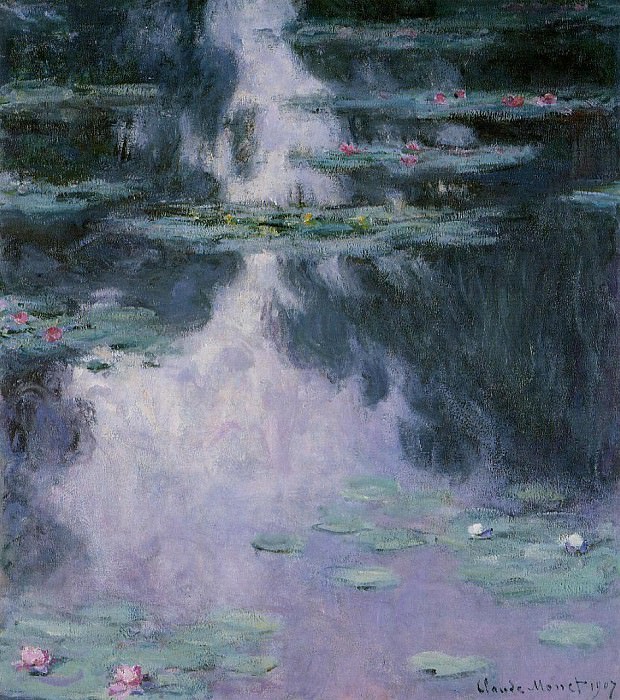 Водяные лилии, 1907 06 картина