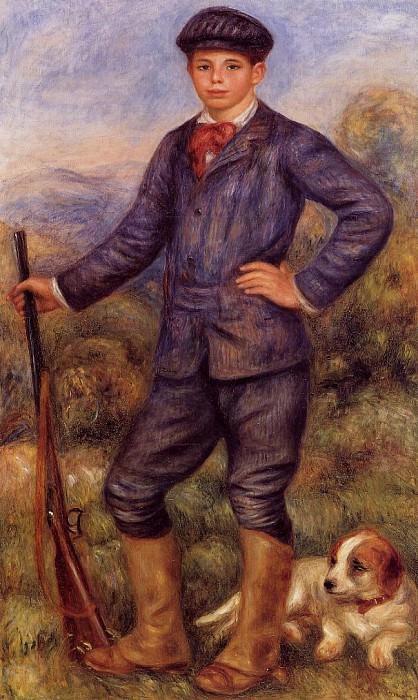 Жан Ренуар в образе охотника картина