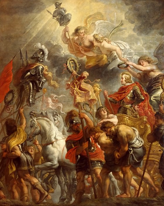 Триумфальный въезд Фердинанда Австрийского в Антверпен картина
