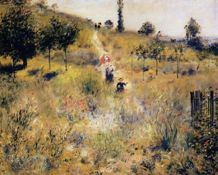 Тропинка, ведущая через высокую траву — 1876–1875 гг картина