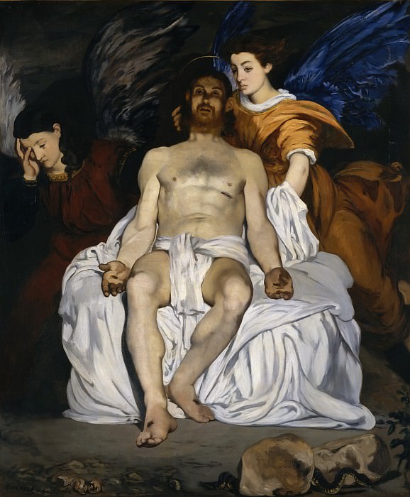 Мёртвый Христос с ангелами картина