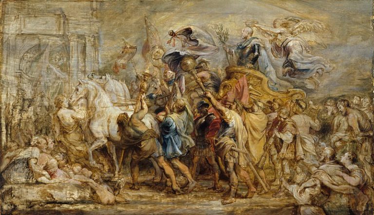 Триумф Генриха IV картина