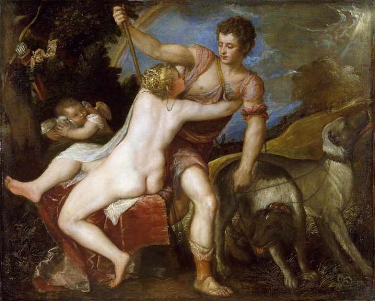 Венера и Адонис картина