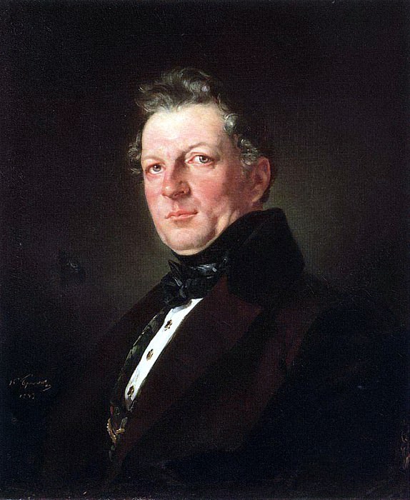 Портрет архитектора А. М. Болотова. 1843 картина