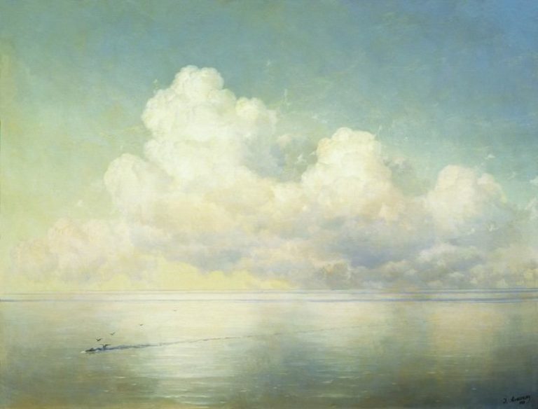 Облака над морем. Штиль 1889 112х146 картина