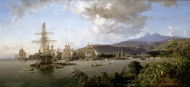 Венсан-Жозеф-Франсуа Курдуан – Экспедиция флота в Мексику и Мартинику в 1862 году картина