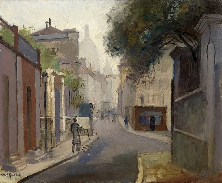 Парижская улица картина