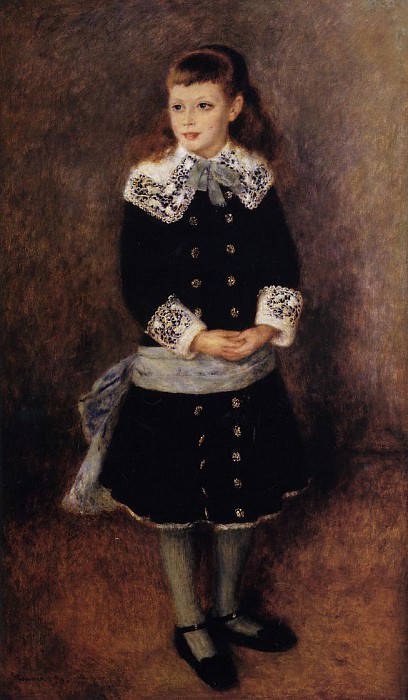 Марта Берар (также известная как Девушка с синим поясом) картина