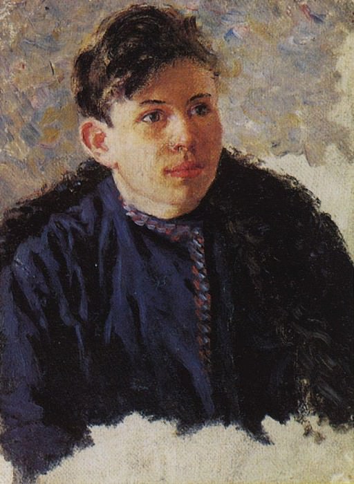 Портрет юноши Леонида Чернышова картина