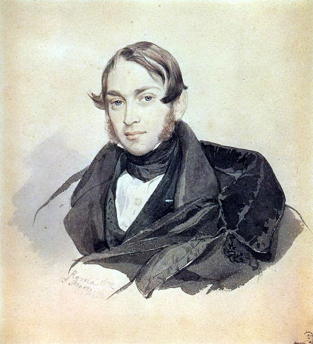 Портрет С. А. Соболевского. 1832 картина