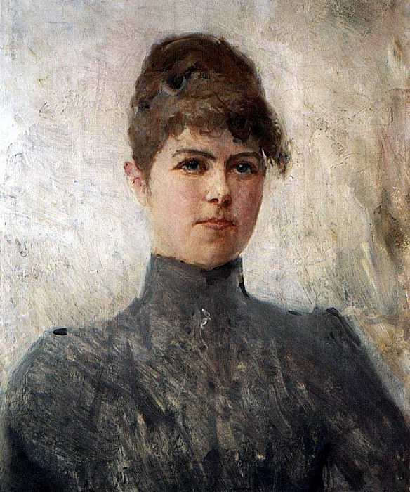 Портрет актрисы М. Я. Ван-Зандт, в замужестве Чериновой. 1886 картина