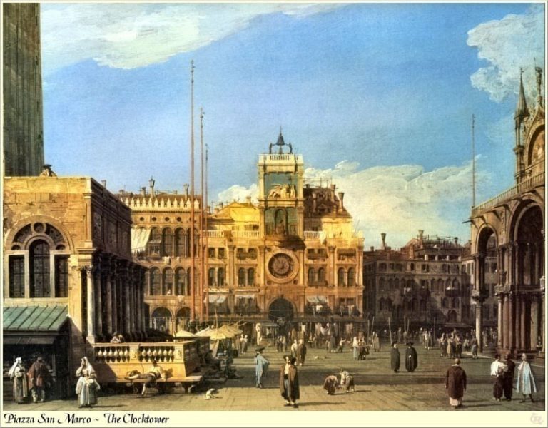 Площадь Сан Марко – Башня с часами картина