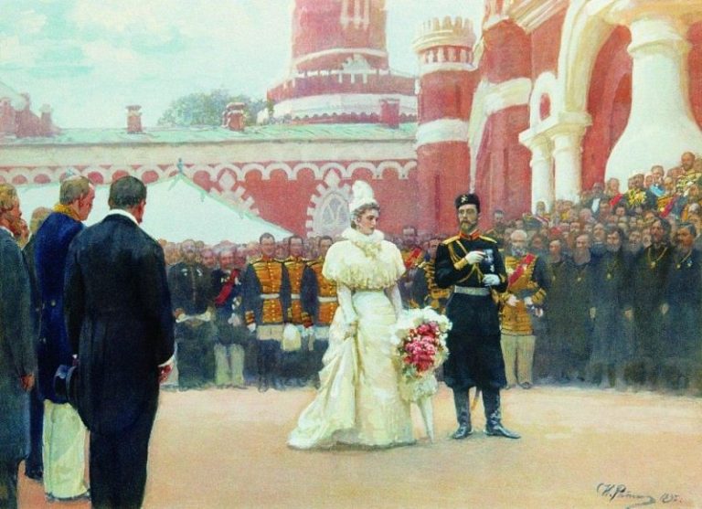 Речь Его императорского Величества 18 мая 1896 года картина