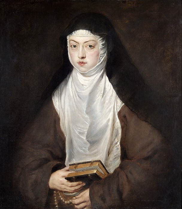 Анна Доротея, дочь Рудольфа II, монахиня монастыря босоногих принцесс в Мадриде картина