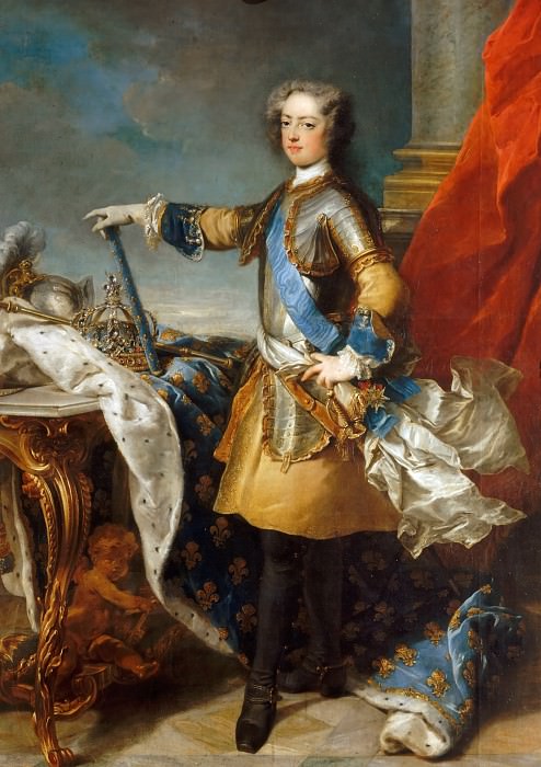 Жан-Батист ван Ло – Людовик XV, король Франции и Наварры (1710-1774) картина