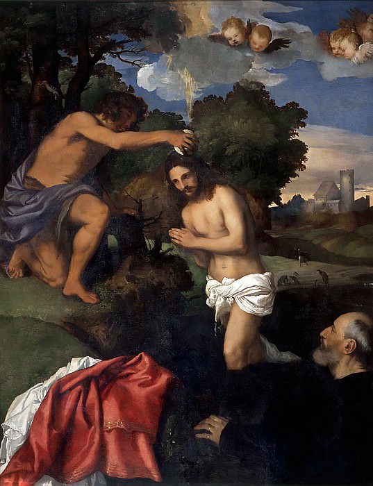 Крещение Христа картина