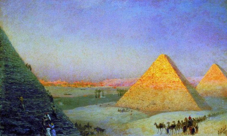 Пирамиды 1895 36х59 картина