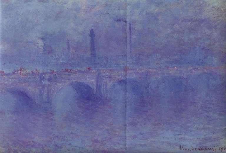 Мост Ватерлоо, Эффект тумана картина