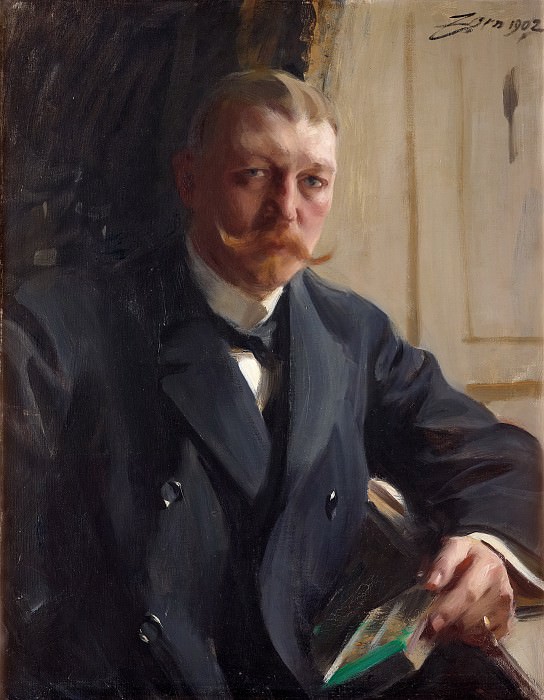 Портрет друга художника Франца Хейсса, германского промышленника картина