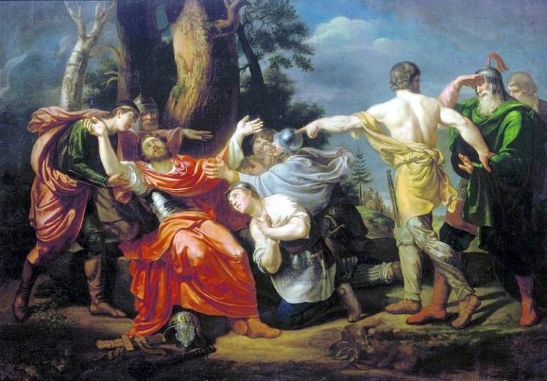 Дмитрий Донской на Куликовом поле. 1805 Холст, масло. 118х167 ГРМ картина
