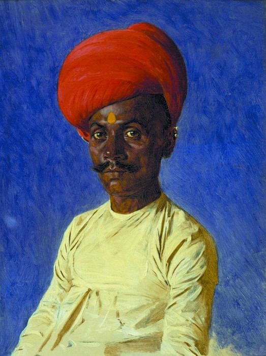 Бания (торговец). Бомбей. 1874-1876 картина