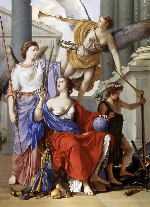 Лорен Де Ла Ир – Аллегория регенства Анны Австрийской картина